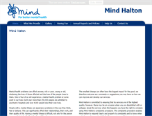 Tablet Screenshot of mindhalton.org.uk